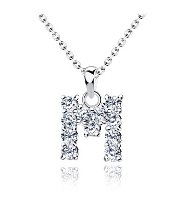 Necklace Silver M Shape SSLPE-M